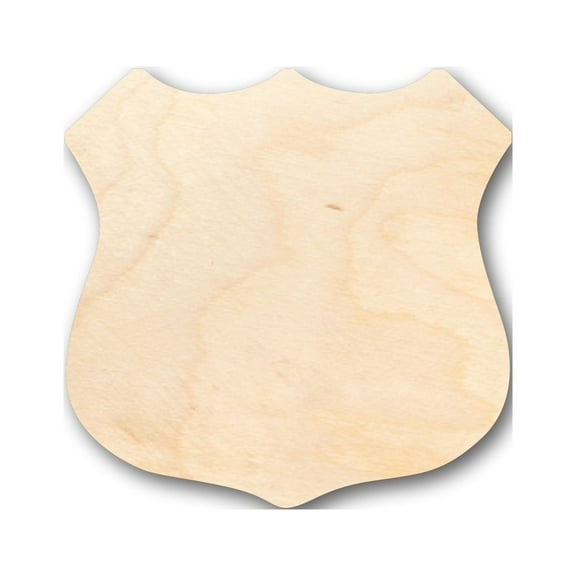 Unfinished Wood Route Sign Shape - Craft - up to 46" DIY 3" / 1/4"