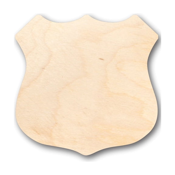Unfinished Wood Route Sign Shape - Craft - up to 46" DIY 3" / 1/4"