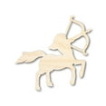 thumbnail image 1 of Unfinished Wood Sagittarius Centaur Shape - Zodiac Craft - up to 46" 20" / 1/8", 1 of 5