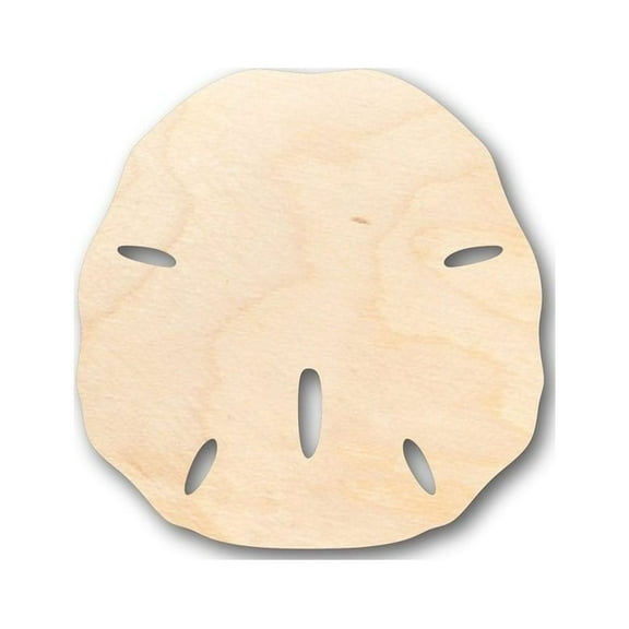Unfinished Wood Sand Dollar Shape - Ocean - Beach - Nursery - Craft - up to 46" DIY 10" / 1/2"