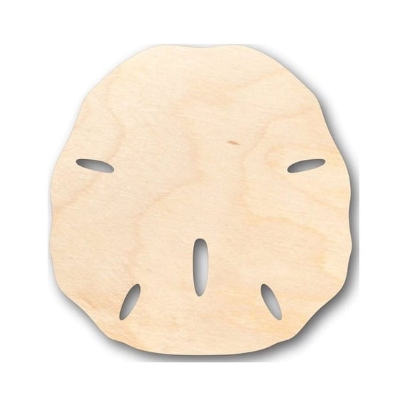 Unfinished Wood Sand Dollar Shape - Ocean - Beach - Nursery - Craft - up to 46" DIY 18" / 1"
