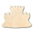 thumbnail image 1 of Unfinished Wood Sandcastle Shape - Ocean - Beach - Nursery - Craft - up to 46" DIY 46" / 3/4", 1 of 3