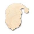 thumbnail image 1 of Unfinished Wood Santa Claus Head Shape - Christmas - Ornament - Craft - up to 46" DIY 3" / 1/8", 1 of 3