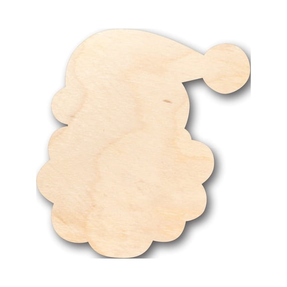 Unfinished Wood Santa Head Shape - Craft - up to 46" DIY 24" / 1"