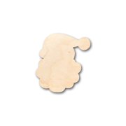 Unfinished Wood Santa Head Shape - Craft - up to 46" DIY 3" / 1/4"