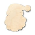 thumbnail image 1 of Unfinished Wood Santa Head Shape - Craft - up to 46" DIY 46" / 1", 1 of 3