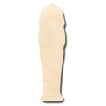 thumbnail image 1 of Unfinished Wood Sarcophagus Shape - Egypt - History - Craft - up to 24" DIY 3" / 3/4", 1 of 3