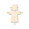 thumbnail image 1 of Unfinished Wood Scarecrow Shape | DIY Fall Harvest Craft Cutout 7" / 1/2", 1 of 3