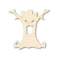 thumbnail image 1 of Unfinished Wood Scary Tree Shape - Craft - up to 46" 14" / 1", 1 of 5