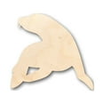 thumbnail image 1 of Unfinished Wood Seal Shape - Craft - up to 46" DIY 20" / 1/4", 1 of 3
