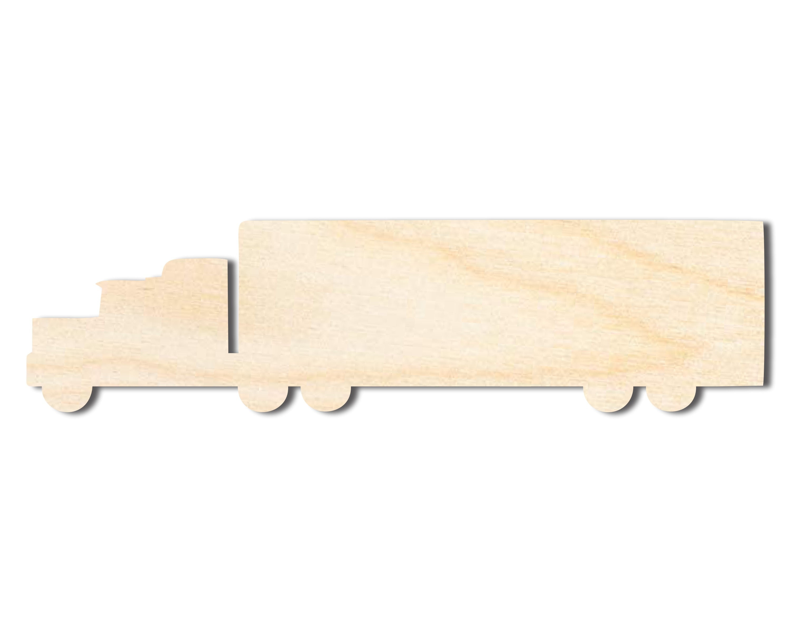 Unfinished Wood Semi Truck Shape DIY Craft Cutout up to 46 quot DIY 14 Unfinished Wood Semi Truck Shape DIY Craft Cutout up to 46 quot DIY 14