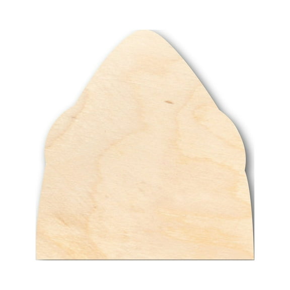 Unfinished Wood Shark Head Shape - Craft - up to 46" DIY 3" / 1/4"