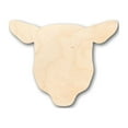 thumbnail image 1 of Unfinished Wood Sheep Head Shape - Farm Animal - Craft - up to 46" DIY 8" / 1/2", 1 of 3