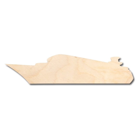 Unfinished Wood Ship Shape - Craft - up to 46" DIY 46" / 1"