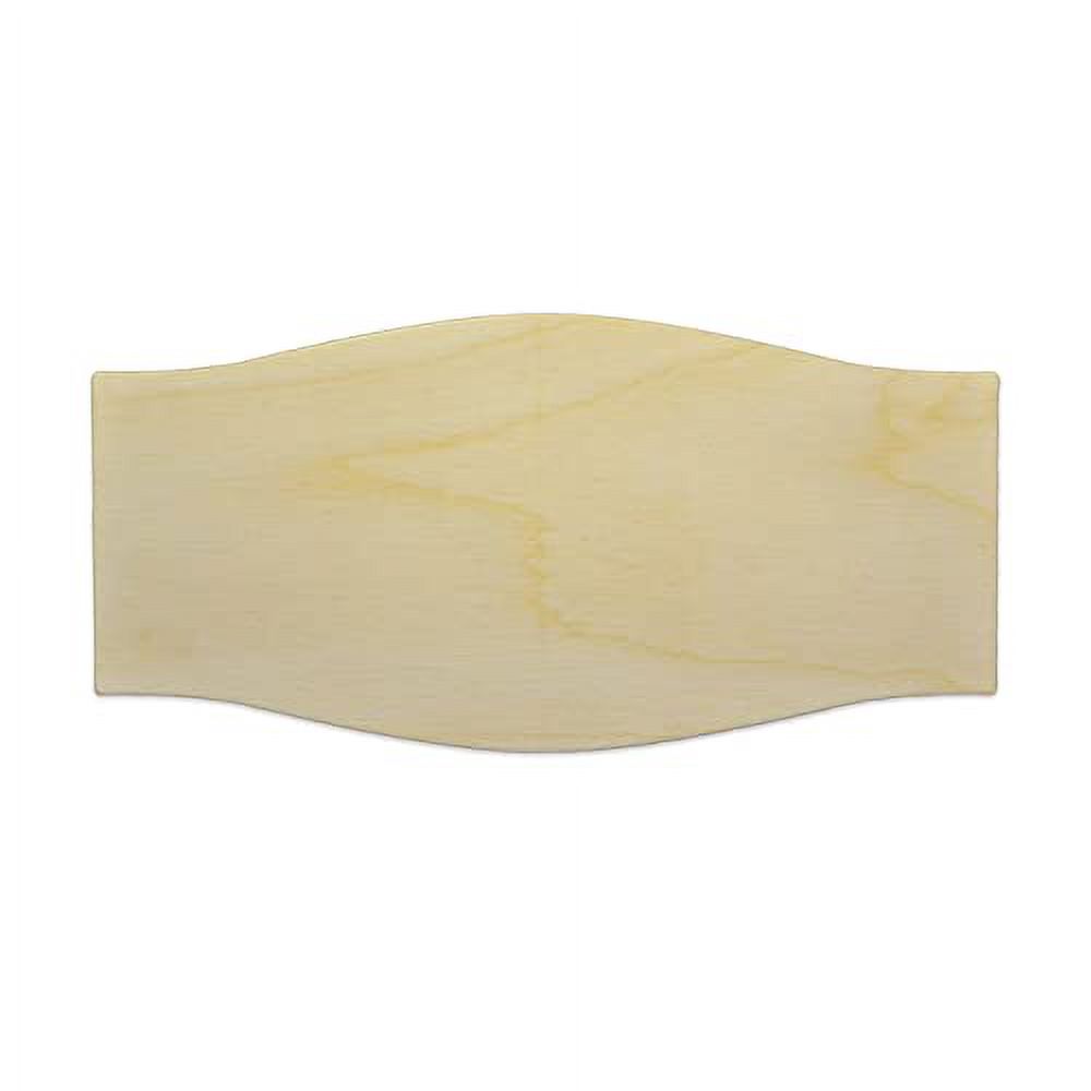 Unfinished Wood Sign Or Plaque (1/2" Thick, W/Square Edge) Available In