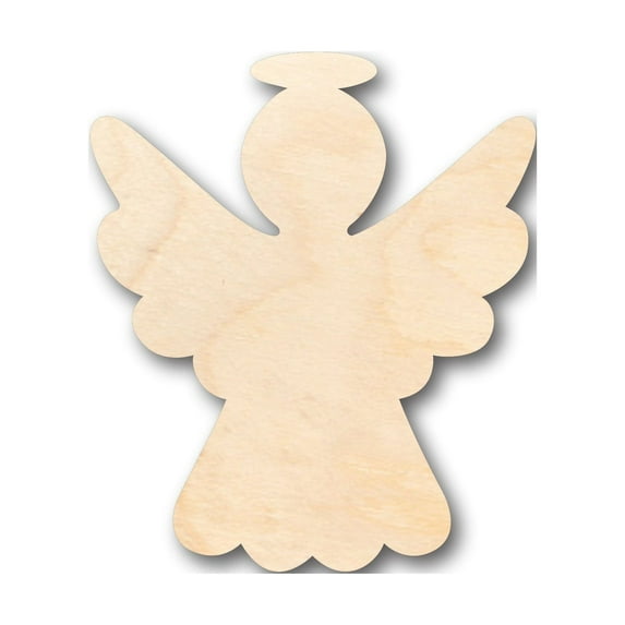 Unfinished Wood Simple Angel Halo Shape - Christmas - Craft - up to 46" DIY 36" / 1"