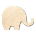 thumbnail image 1 of Unfinished Wood Simple Elephant Shape - Craft - up to 46" DIY 18" / 3/4", 1 of 3