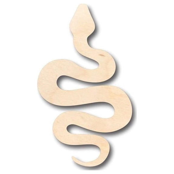 Unfinished Wood Snake Shape - Animal - Wildlife - Craft - up to 46" DIY 42" / 1/2"