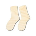 thumbnail image 1 of Unfinished Wood Socks Shape - Craft - up to 46" DIY 18" / 1/8", 1 of 3