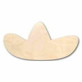 thumbnail image 1 of Unfinished Wood Sombrero Shape - Craft - up to 46" DIY 12" / 3/4", 1 of 3