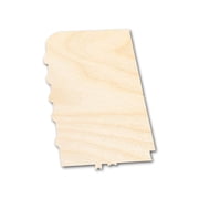 Unfinished Wood Spell Book Shape | DIY Craft Cutout 3" / 1/8"