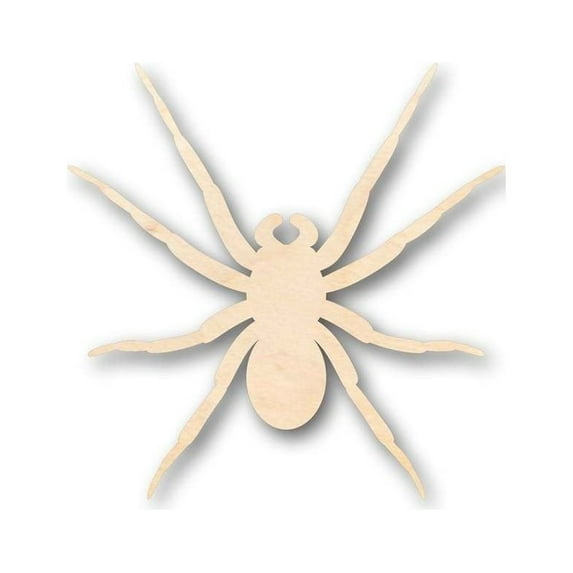 Unfinished Wood Spider Shape - Insect - Animal - Wildlife - Craft - up to 46" DIY 16" / 1"