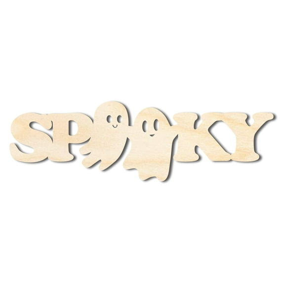 Unfinished Wood Spooky Shape - Craft - up to 46" 12" / 1/4"