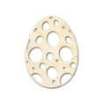 thumbnail image 1 of Unfinished Wood Spotted Egg Shape - Easter Craft - up to 46" DIY 16" / 3/4", 1 of 4