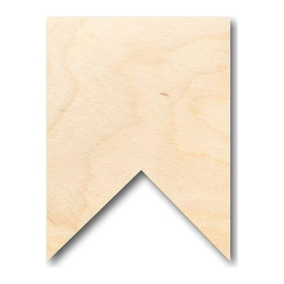 Unfinished Wood Square Bunting Shape - Craft - up to 46" DIY 46" / 1"