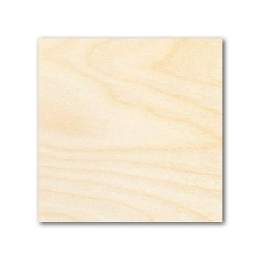 Unfinished Wood Square Shape | Wood Canvas | Craft Base | DIY Craft Cutout | Up to 36" 18" / 1/8"
