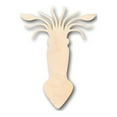 thumbnail image 1 of Unfinished Wood Squid Shape - Ocean - Nursery - Craft - up to 46" DIY 42" / 1", 1 of 3