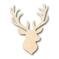 thumbnail image 1 of Unfinished Wood Stag Antler Shape - Animal - Craft - up to 46" DIY 16" / 1/8", 1 of 3