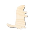 thumbnail image 1 of Unfinished Wood Standing Groundhog Shape | Groundhog Day | DIY Craft Cutout 6" / 1/4", 1 of 3