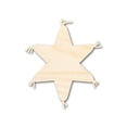 thumbnail image 1 of Unfinished Wood Star Pinata Shape | DIY Craft Cutout | up to 46" DIY 36" / 1/4", 1 of 3