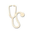 thumbnail image 1 of Unfinished Wood Stethoscope Shape | Craft Cutout 12" / 3/4", 1 of 3