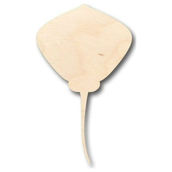 Unfinished Wood Stingray Shape - Ocean - Craft - up to 46" DIY 5" / 1/8"