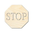 thumbnail image 1 of Unfinished Wood Stop Sign Shape | DIY Craft Cutout 42" / 3/4", 1 of 3