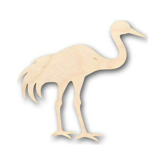 Unfinished Wood Stork Shape - Bird - Wildlife - Craft - up to 46" DIY 42" / 3/4"