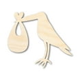 thumbnail image 1 of Unfinished Wood Stork Silhouette Shape - Craft - up to 46" 36" / 1", 1 of 5