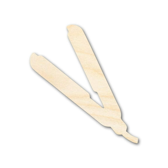 Unfinished Wood Straightner Shape 7" / 1/8"