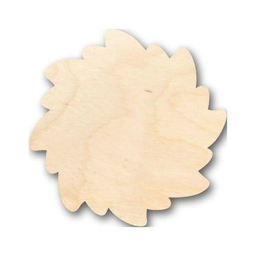 Unfinished Wood Sun Star Shape - Craft - up to 46" DIY 12" / 1/2"