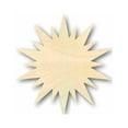 thumbnail image 1 of Unfinished Wood Sun Star Shape - Space - Nursery - Craft - up to 46"  DIY 14" / 1/8", 1 of 3