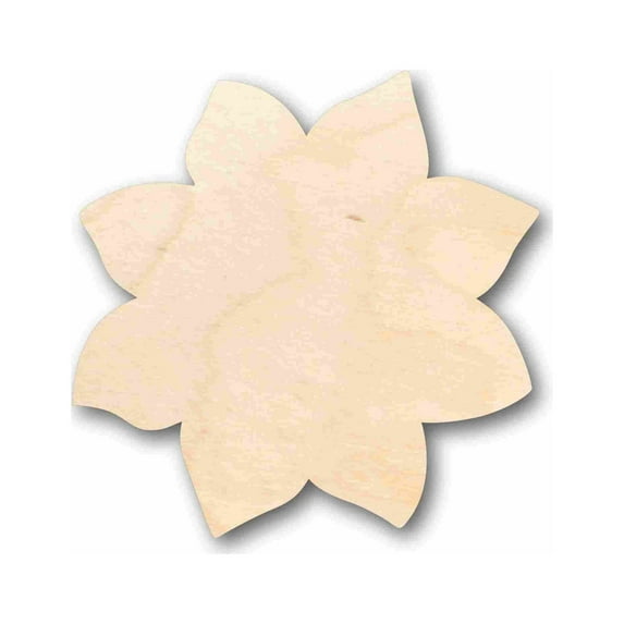 Unfinished Wood Sunflower Petals Silhouette - Craft- up to 46" DIY 30" / 3/4"