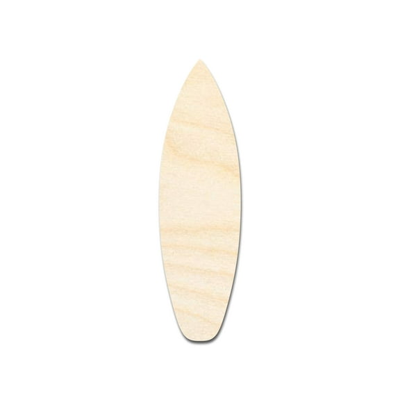 Bigger Better | Unfinished Wood Surfboard Shape | DIY Craft Cutout | 24" / 1/2"