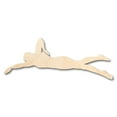 thumbnail image 1 of Unfinished Wood Swimming Shape - Craft - up to 46" DIY 18" / 1", 1 of 3