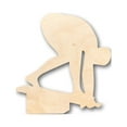 thumbnail image 1 of Unfinished Wood Swimming Shape - Craft - up to 46" DIY 30" / 1", 1 of 3