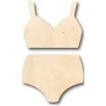 thumbnail image 1 of Unfinished Wood Swimsuit Bikini Shape - Craft - up to 46" DIY 20" / 1/4", 1 of 3