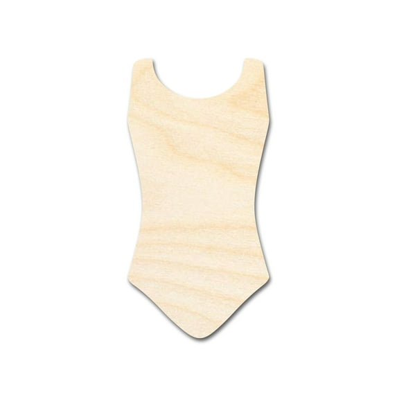 Unfinished Wood Swimsuit Shape 30" / 1"