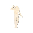 thumbnail image 1 of Unfinished Wood Swordsman Shape - Craft - up to 46" 24" / 1", 1 of 5