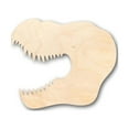 thumbnail image 1 of Unfinished Wood T-Rex Head Shape - Jurassic Park - Dinosaur - Craft - up to 46" DIY 18" / 1/2", 1 of 3